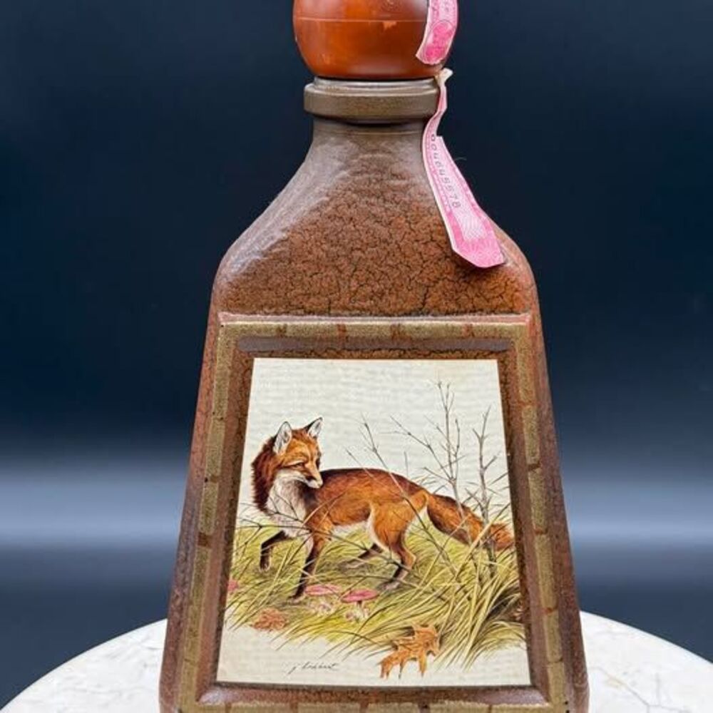 Vintage Beam's Choice Kentucky Straight Bourbon Whiskey James Lockhart Red Fox D